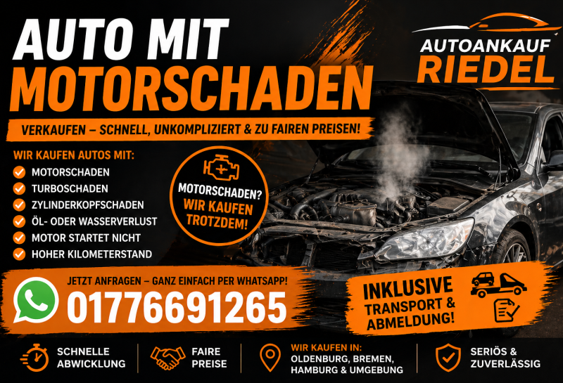Auto mit Motorschaden verkaufen