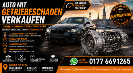 Auto verkaufen mit Getriebeschaden