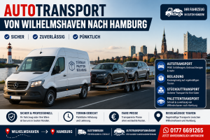 Autotransport von Wilhelmshaven nach Hamburg, Transporte von Wilhelmshaven nach Hamburg
