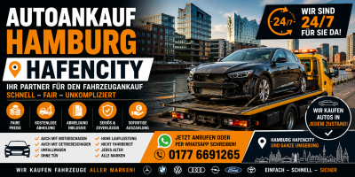 Autoankauf Hamburg HafenCity, Auto verkaufen Hamburg HafenCity