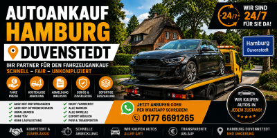 Autoankauf Hamburg Duvenstedt, Auto verkaufen Hamburg Duvenstedt