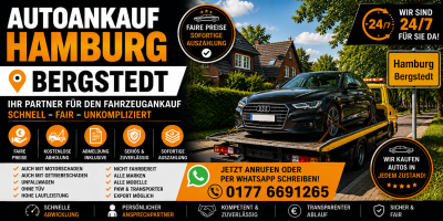 Autoankauf Hamburg Bergstedt, Auto verkaufen Hamburg Bergstedt