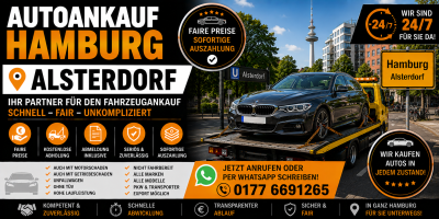 Autoankauf Hamburg Alsterdorf, Auto verkaufen Hamburg Alsterdorf