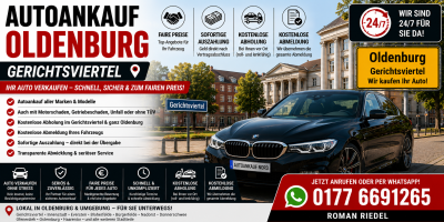 Autoankauf Oldenburg Gerichtsviertel, Auto verkaufen Oldenburg Gerichtsviertel